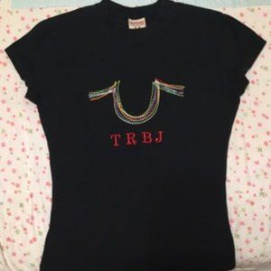 True Religion black fitted shirt